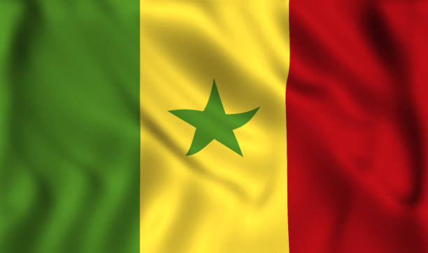 Bandeira do Senegal.