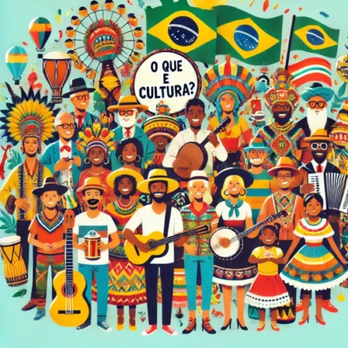 Roda de samba, baiana vendendo acarajé e artista pintando em tela são exemplos de diferenças culturais brasileiras.