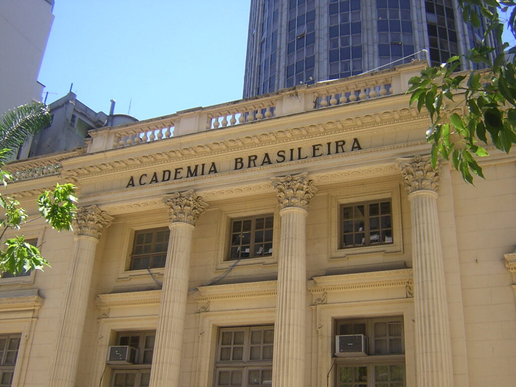 Sede da Academia Brasileira de Letras (ABL), no Rio de Janeiro, instituição fundada por Machado de Assis. Foto: Wolfhardt / via Wikimedia Commons