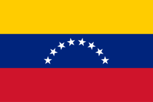 A bandeira da Venezuela.