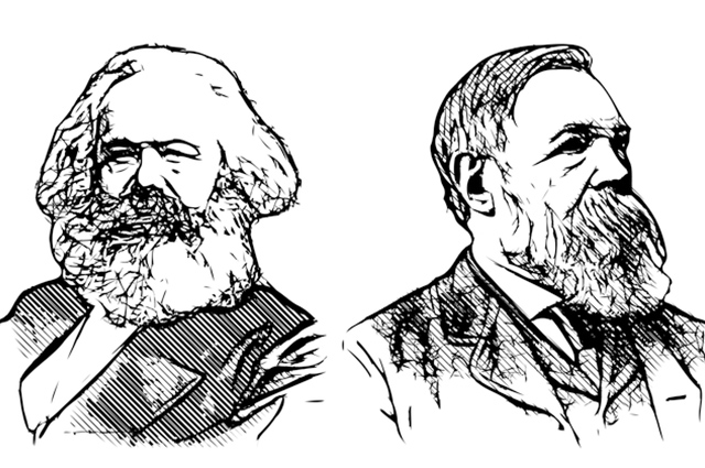 Karl Marx e Friedrich Engels são um dos principiais nomes da sociologia mundial
