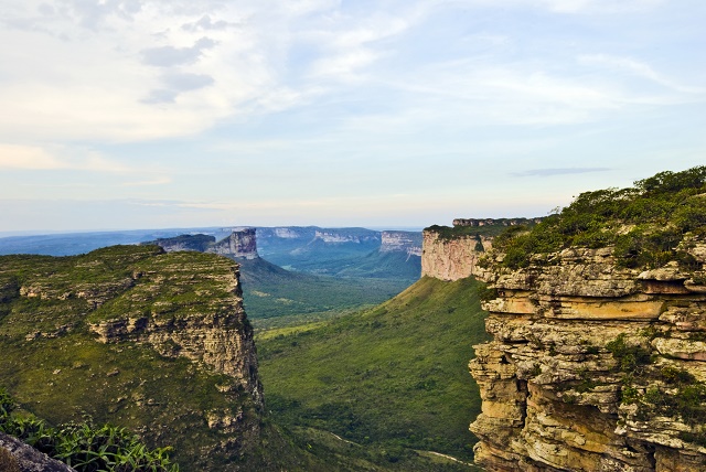 Chapada Diamantina é um exemplo de cenários compostos por planaltos.