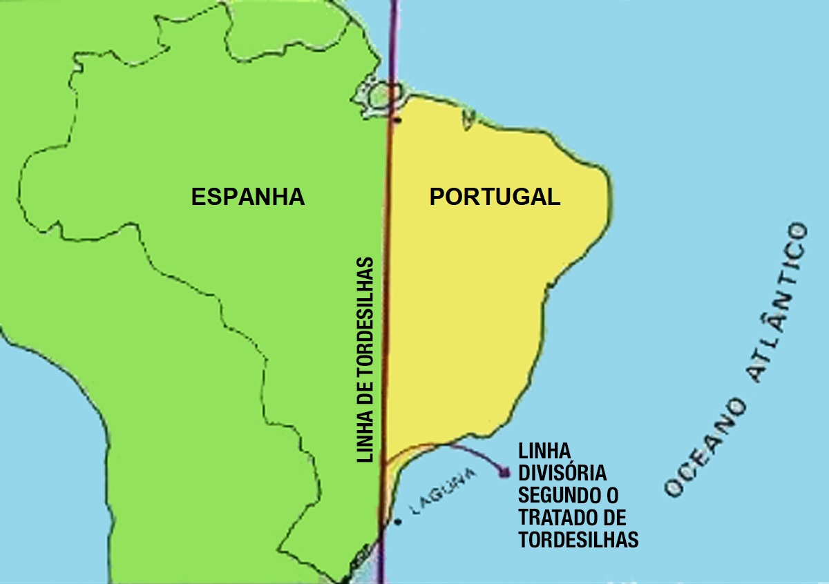 Tratado de Tordesilhas: história, mapa e influência no Brasil - Toda ...