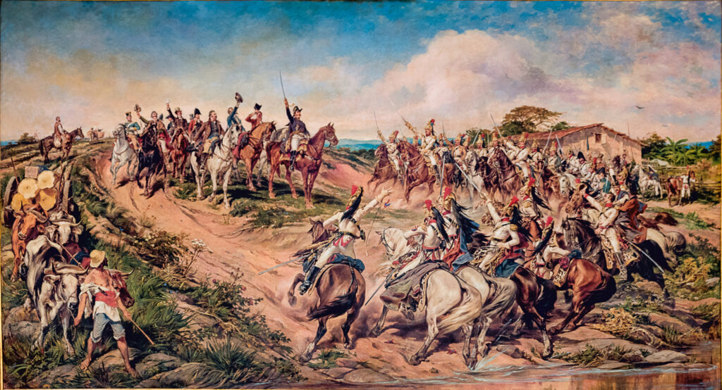Independência ou Morte (1888), célebre pintura de Pedro Américo que retrata o Grito do Ipiranga